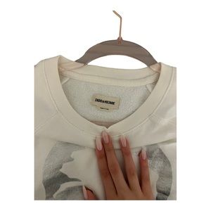 Zadig & Voltaire Sweatshirt, Size S, White